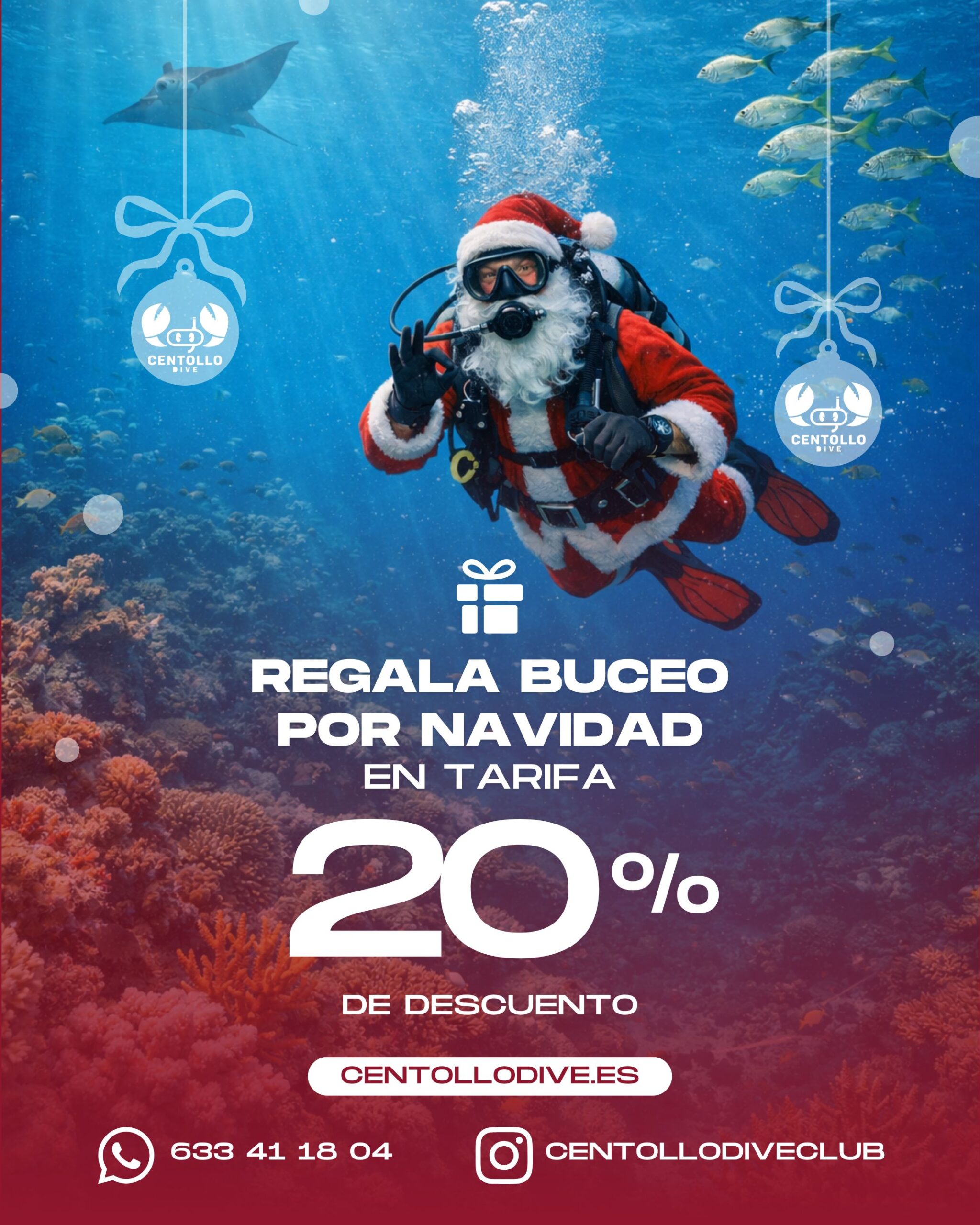 Regala buceo en Navidad